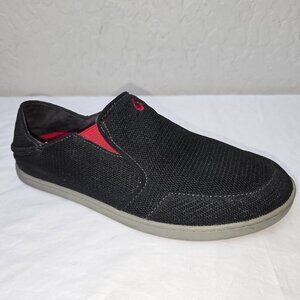 Olukai Nohea Mesh Men's Black Slip On Comfort Sneakers Men's Size 10 US / 43 EU